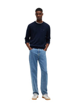 Pull Tommy Hilfiger Jeans couleur bleu — vue 2