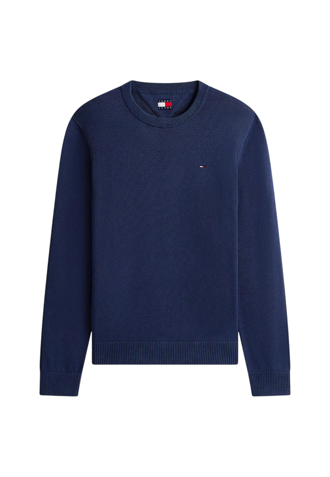 Pull Tommy Hilfiger Jeans couleur bleu — vue 5