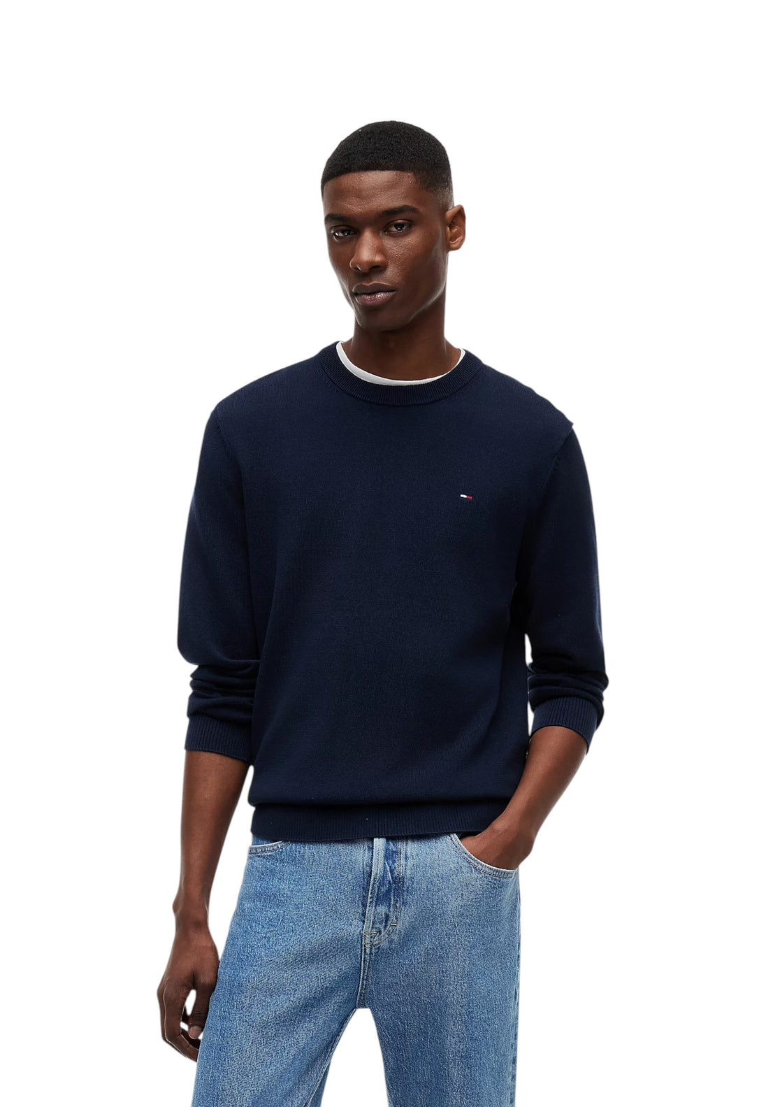 Pull Tommy Hilfiger Jeans couleur bleu