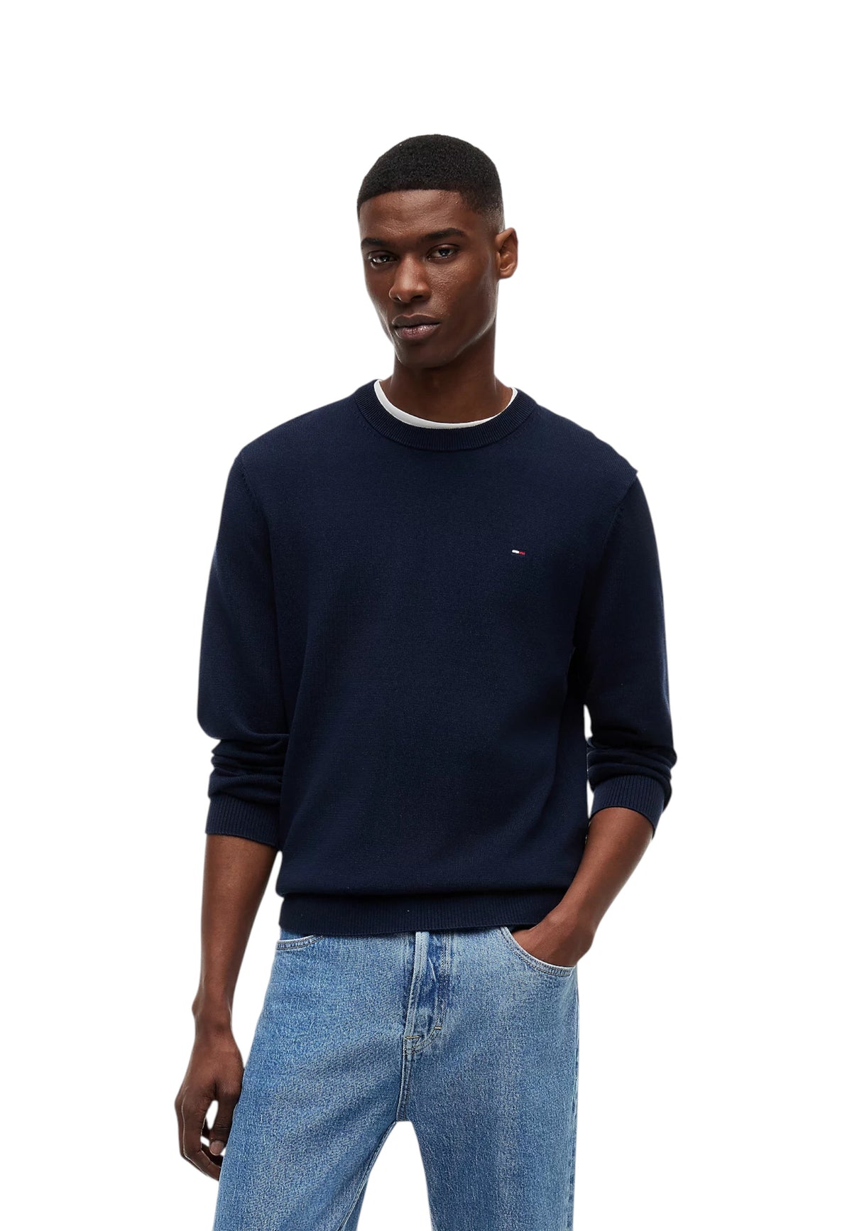 Pull Tommy Hilfiger Jeans couleur bleu