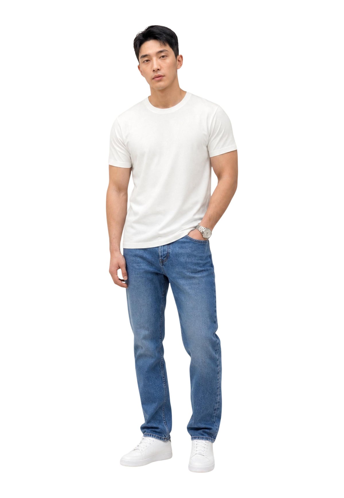 Jean Tommy Hilfiger Jeans couleur bleu — vue 5