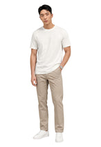 Pantalon Calvin Klein Jeans couleur beige — vue 4