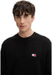 Pull Tommy Hilfiger Jeans couleur noir — vue 4