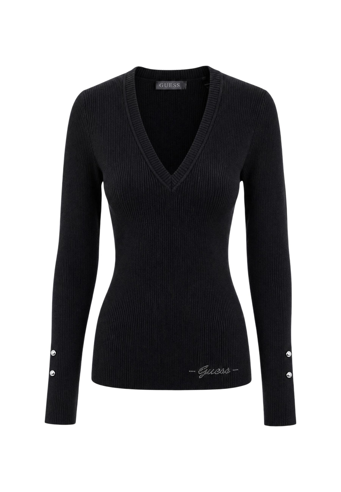 Pull Guess couleur noir — vue 5