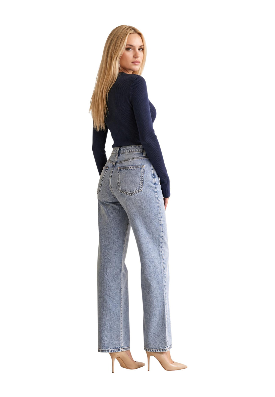 Pull Guess couleur bleu — vue 5