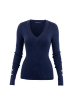 Pull Guess couleur bleu — vue 3