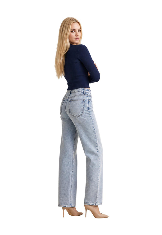Pull Guess couleur bleu — vue 2