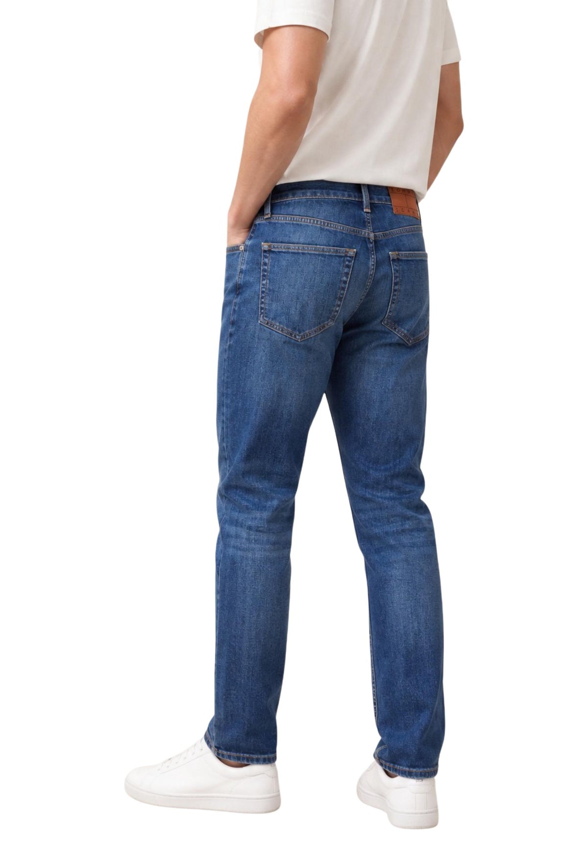Jean Tommy Hilfiger Jeans couleur bleu — vue 4