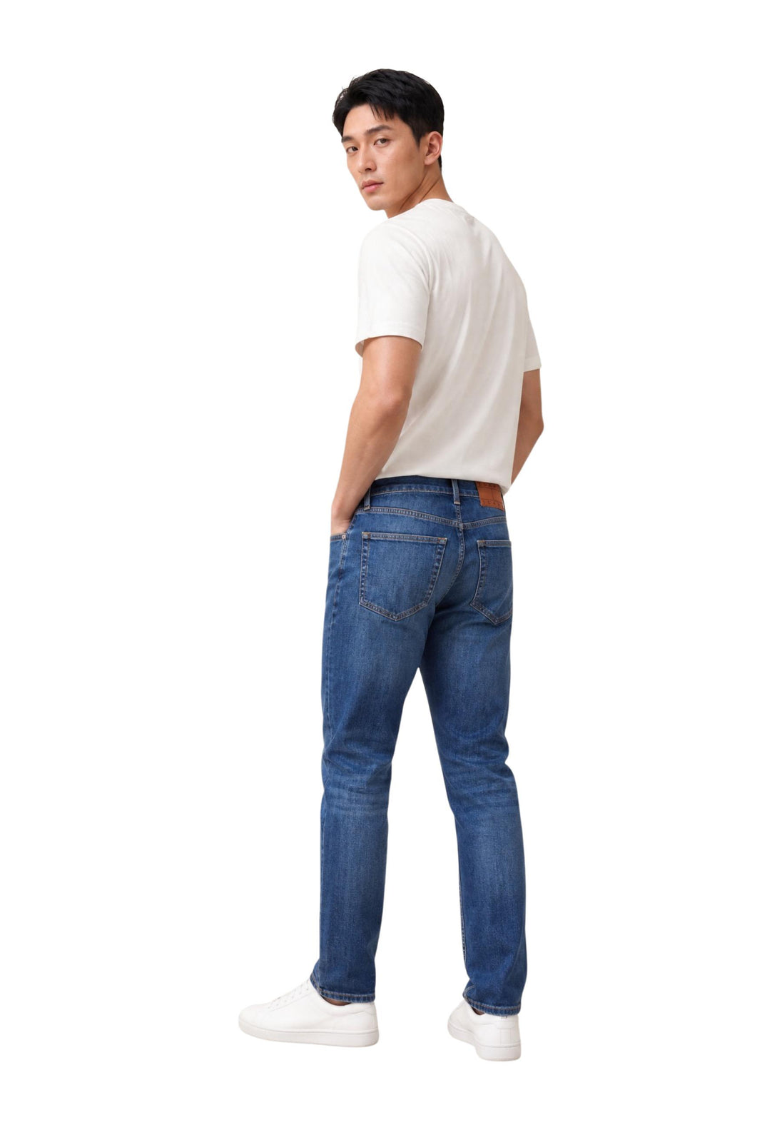 Jean Tommy Hilfiger Jeans couleur bleu — vue 3