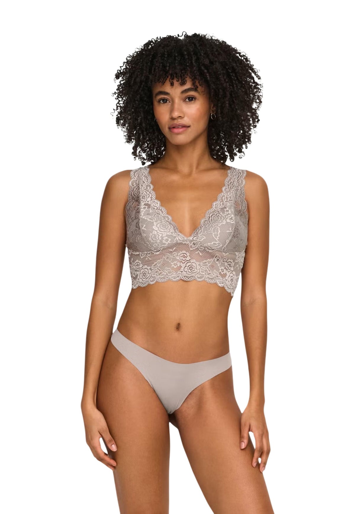 Lingerie Only couleur gris — vue 3