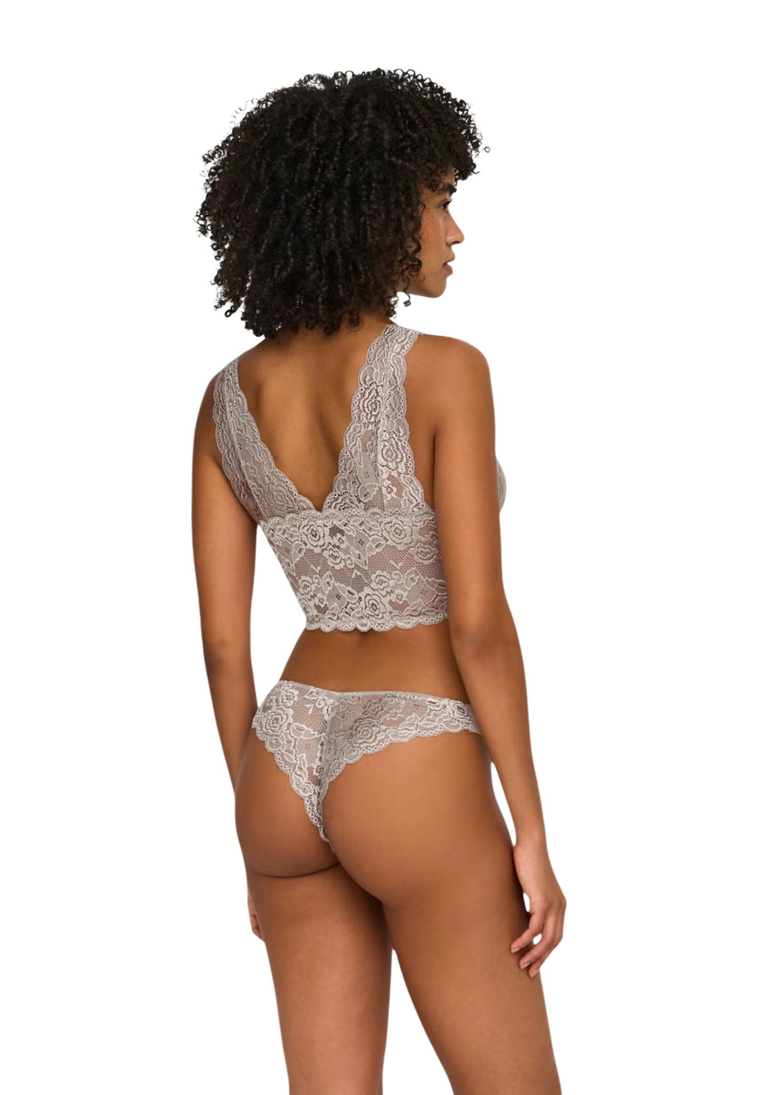 Lingerie Only couleur gris — vue 2
