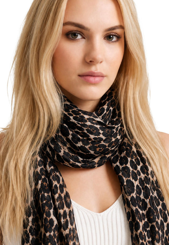 Écharpe Guess couleur marron — vue 2