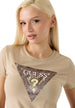 T-shirt Guess couleur beige — vue 4
