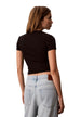 T-shirt Calvin Klein Jeans couleur noir — vue 4