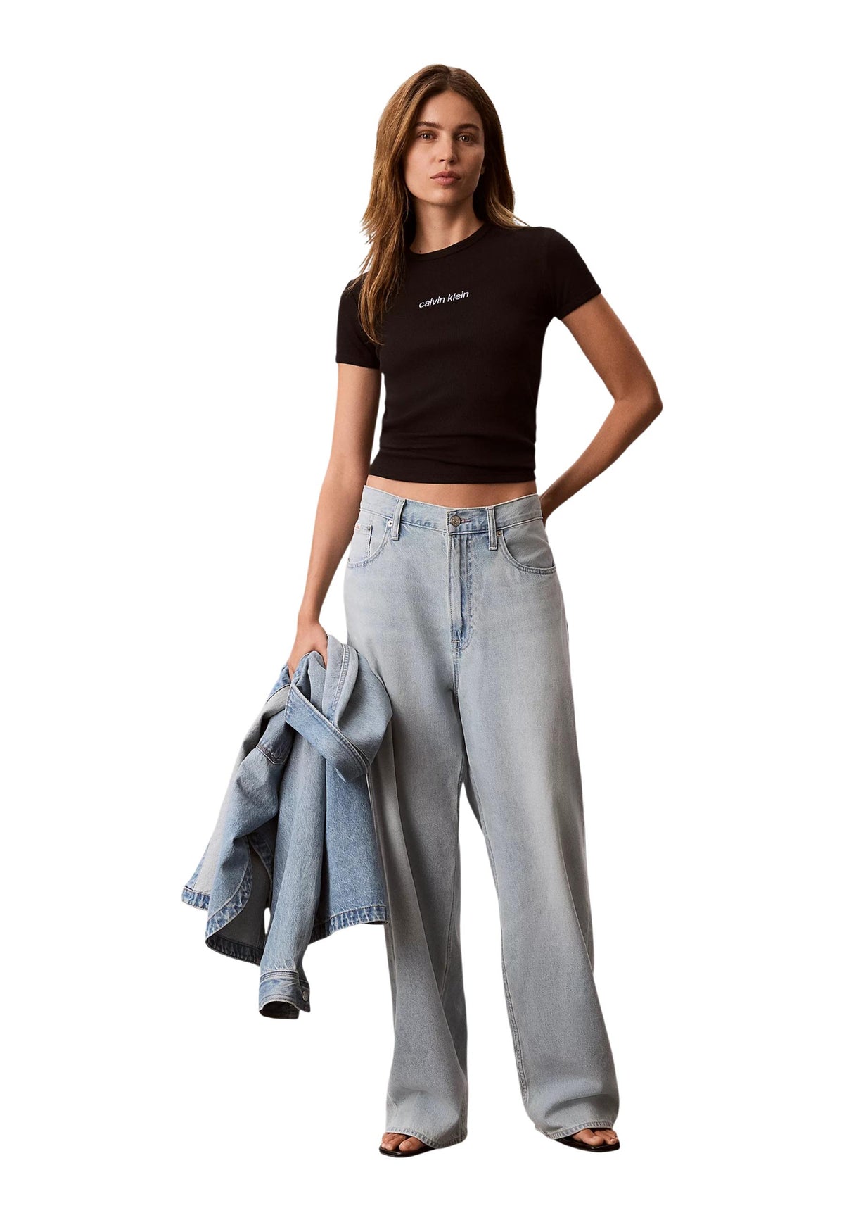 T-shirt Calvin Klein Jeans couleur noir — vue 2