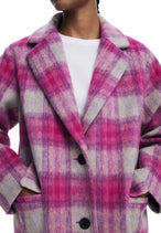 Manteau Desigual couleur rose — vue 4