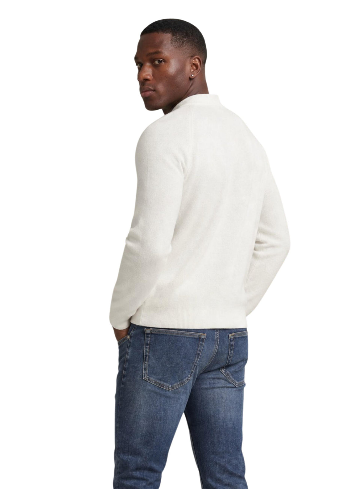 Polo Tommy Hilfiger Jeans couleur blanc — vue 3