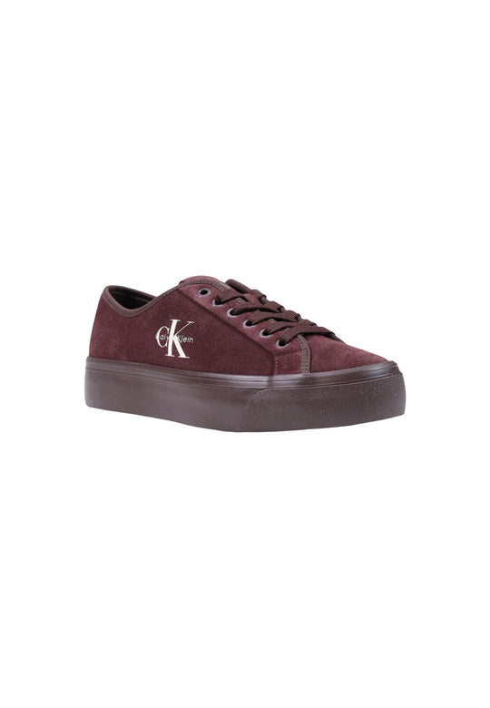 Baskets Calvin Klein couleur bordeaux — vue 2