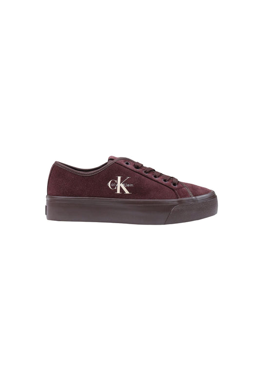 Baskets Calvin Klein couleur bordeaux