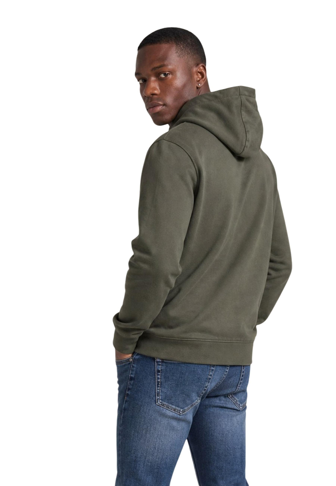 Sweat Calvin Klein Jeans couleur vert — vue 3