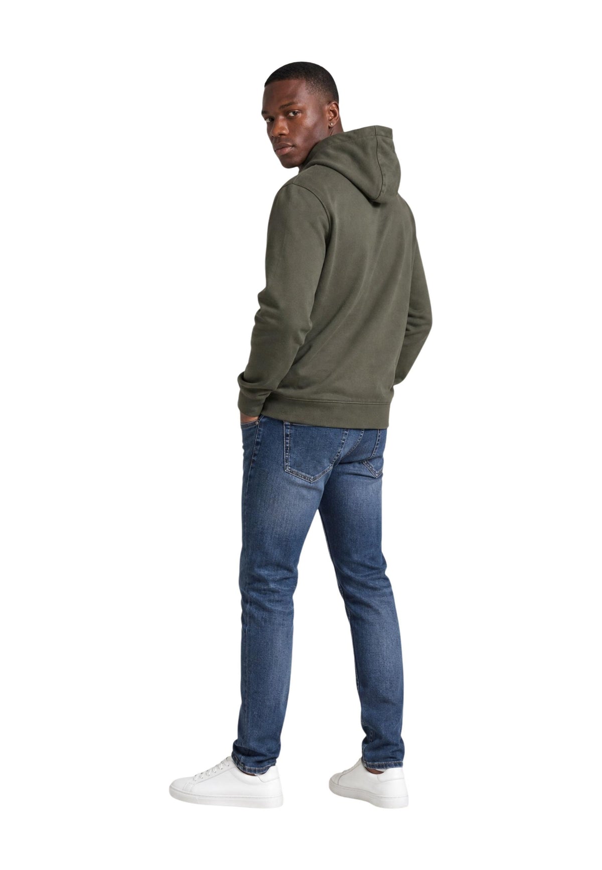 Sweat Calvin Klein Jeans couleur vert — vue 2