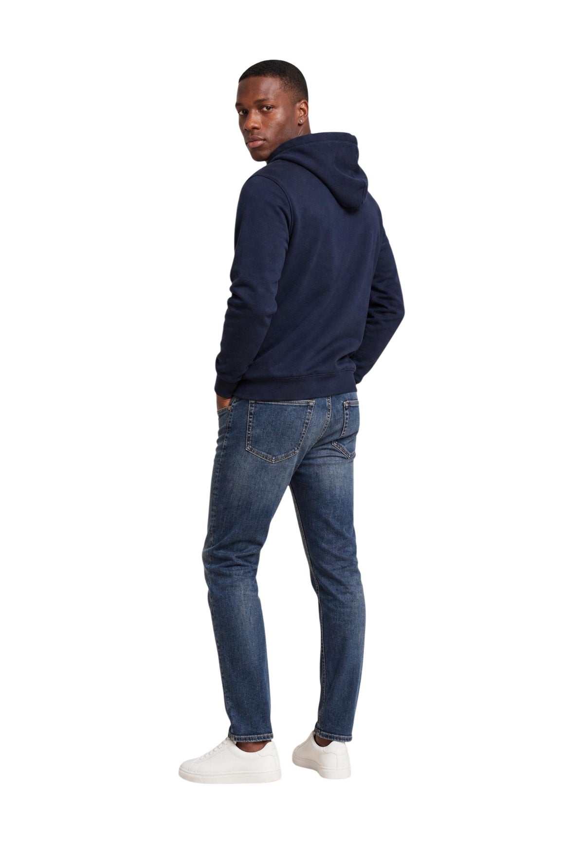 Sweat Calvin Klein Jeans couleur bleu — vue 2