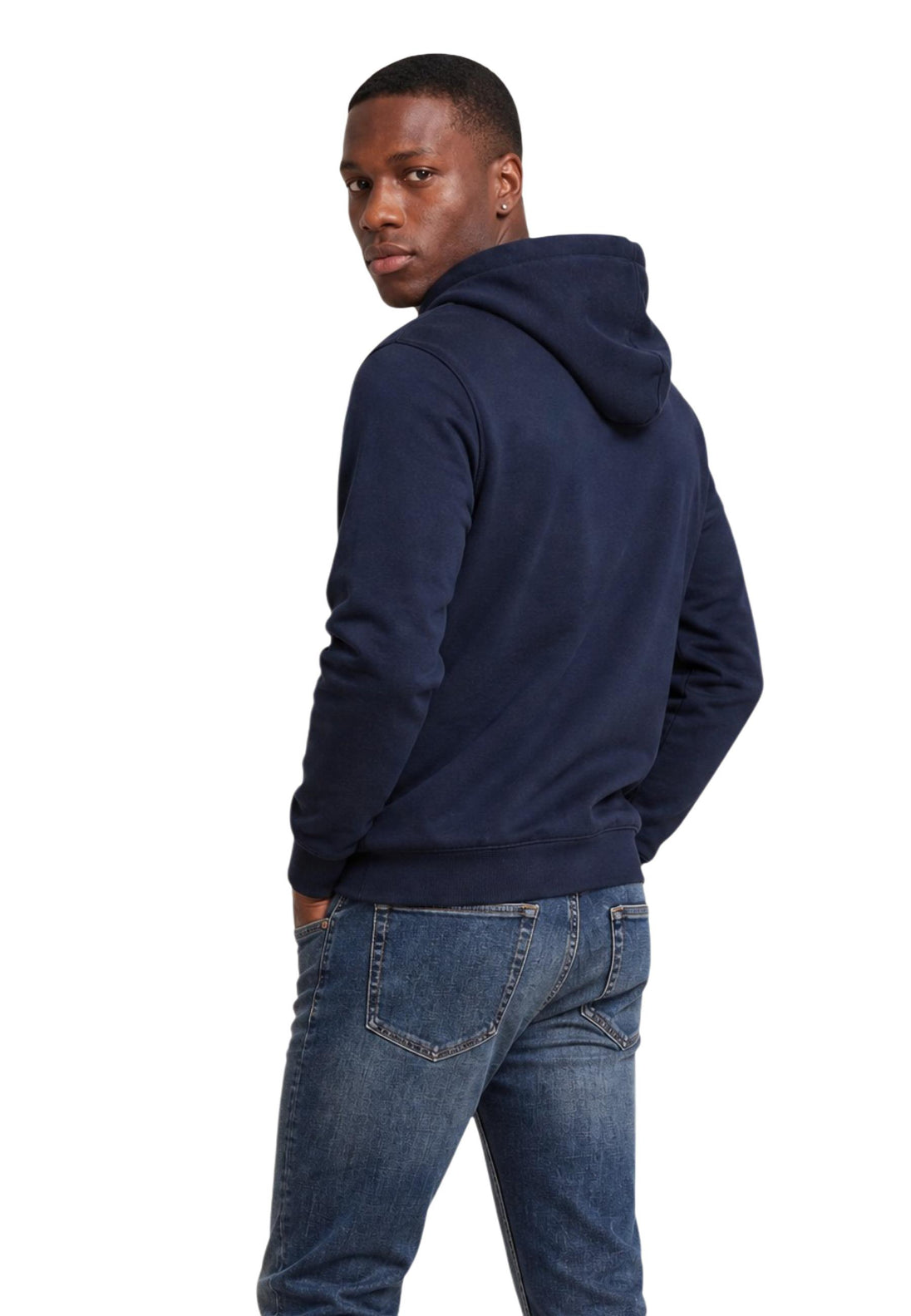 Sweat Calvin Klein Jeans couleur bleu — vue 3