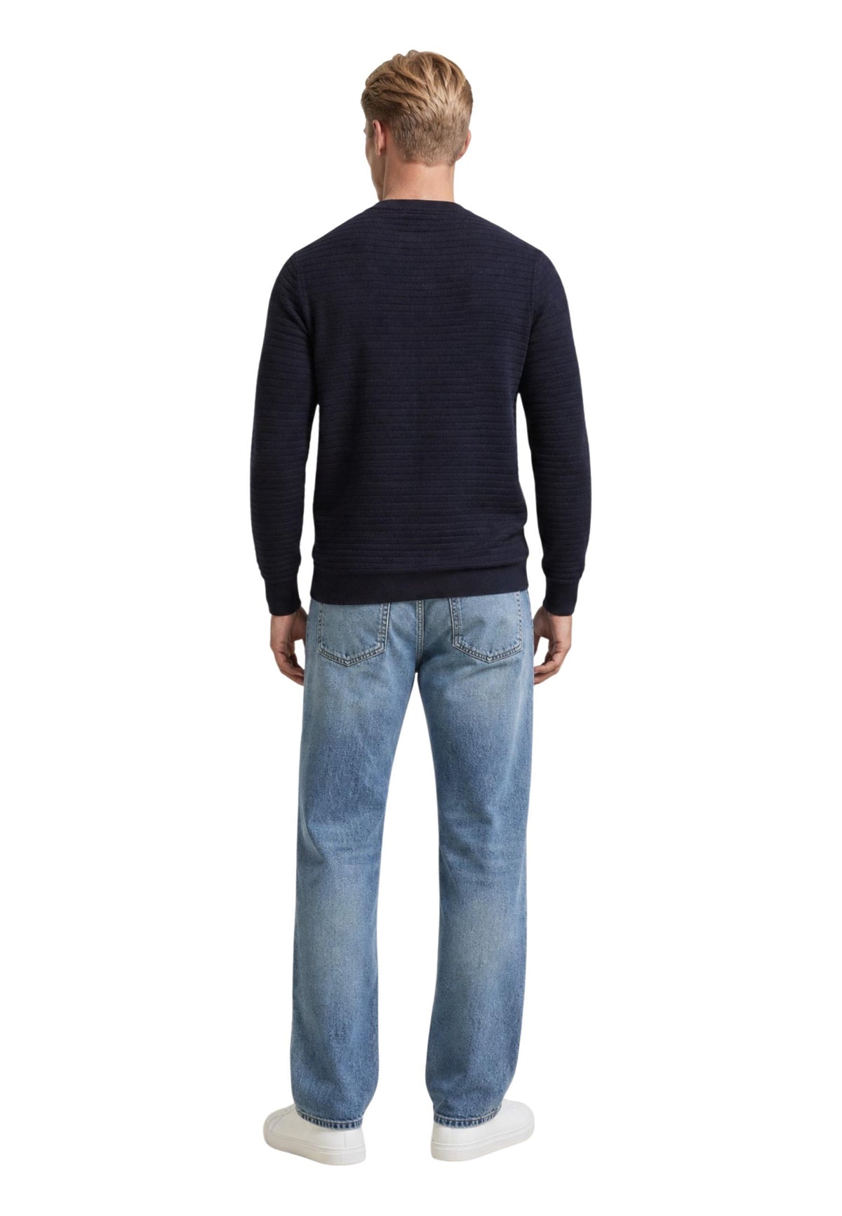 Pull Guess couleur bleu — vue 3