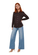 Blouse Guess couleur marron — vue 4