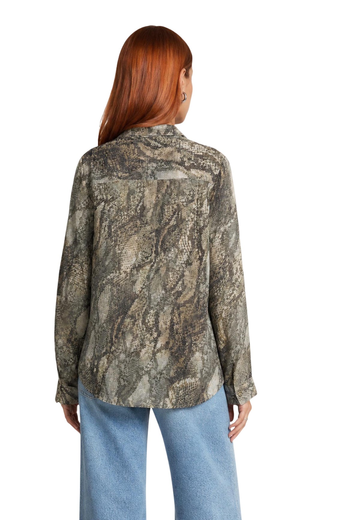 Blouse Guess couleur beige — vue 5