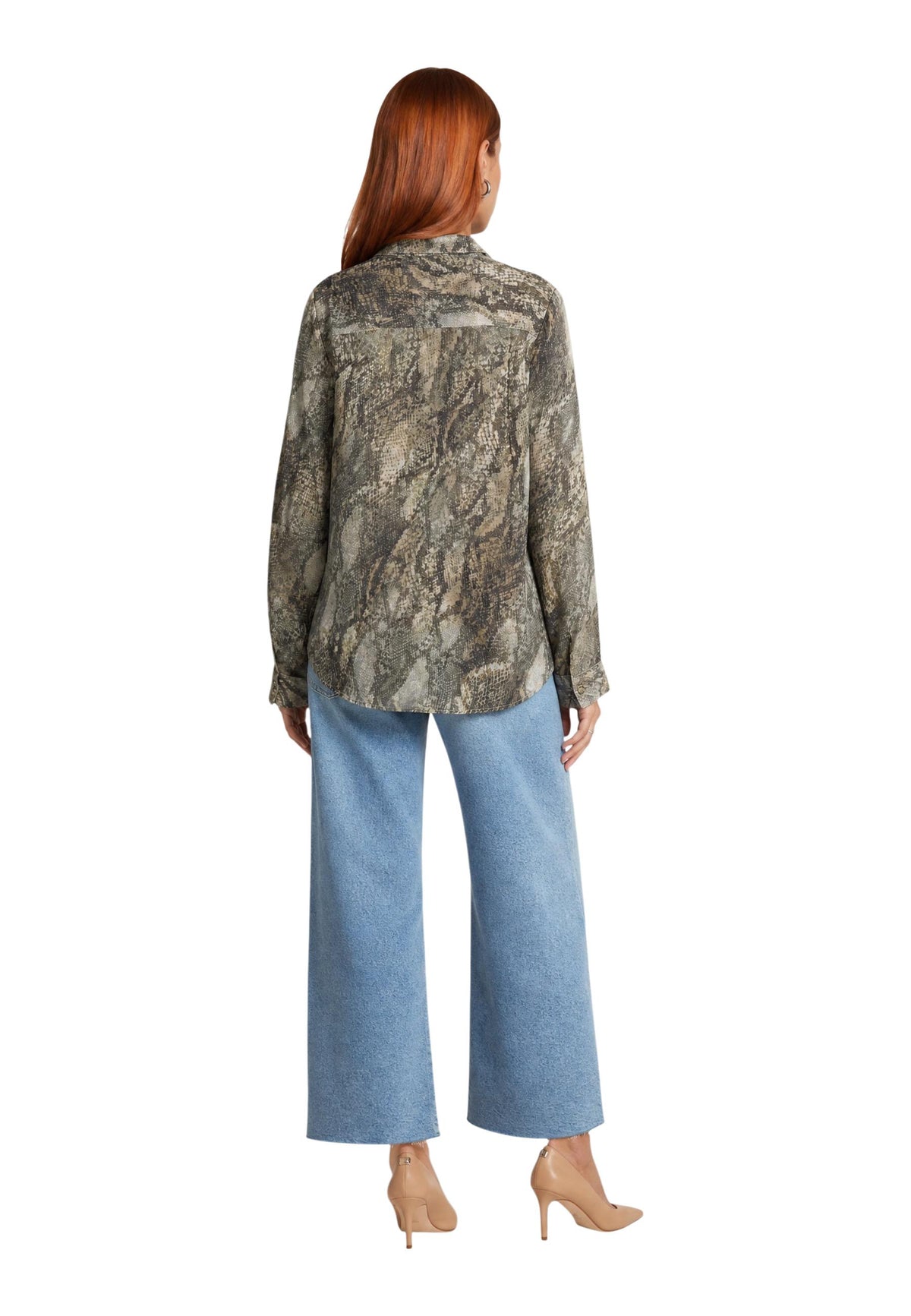 Blouse Guess couleur beige — vue 4
