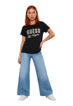 T-shirt Guess couleur noir — vue 5