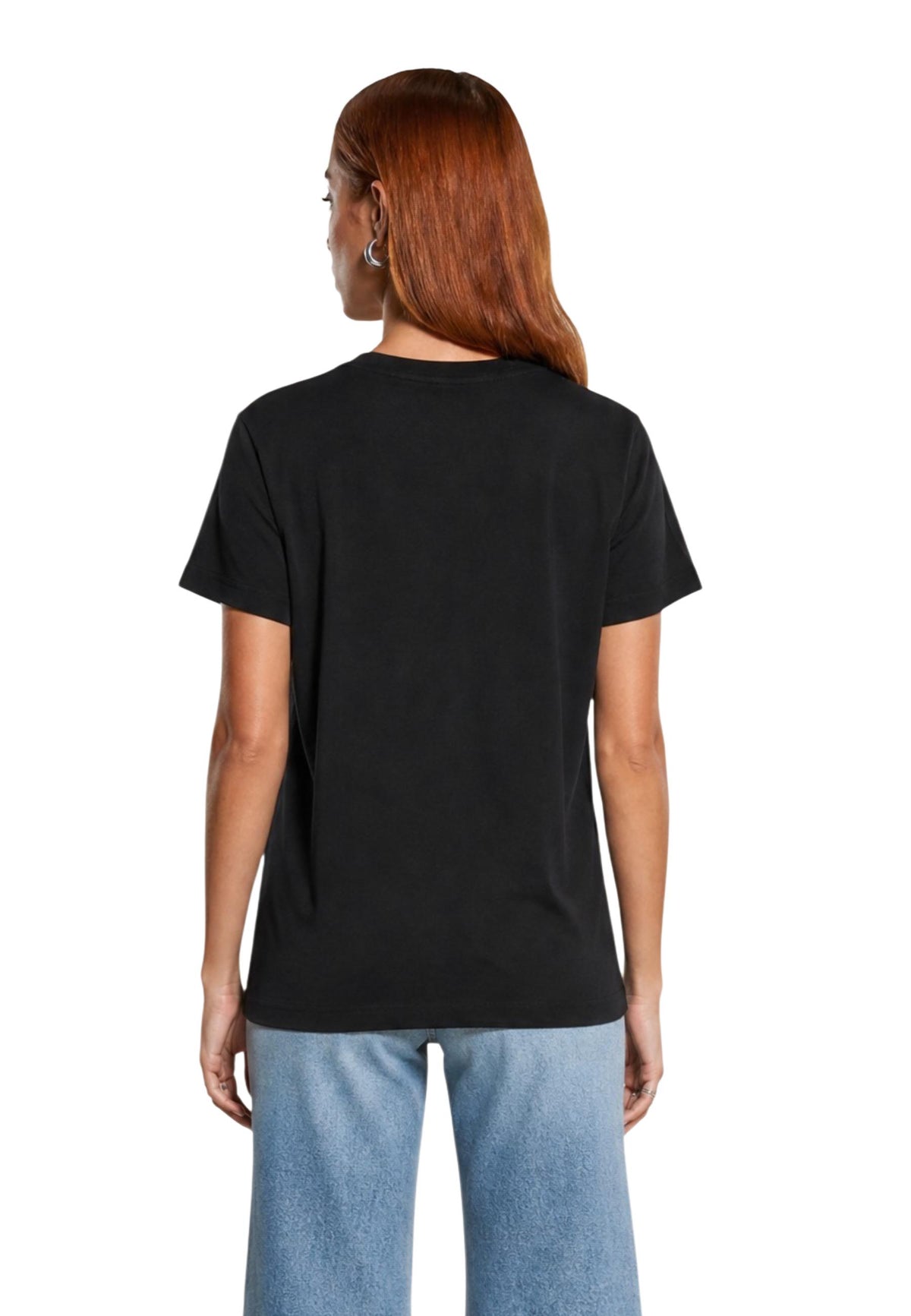 T-shirt Guess couleur noir — vue 4