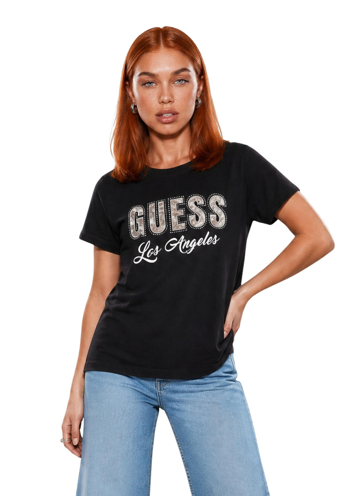 T-shirt Guess couleur noir