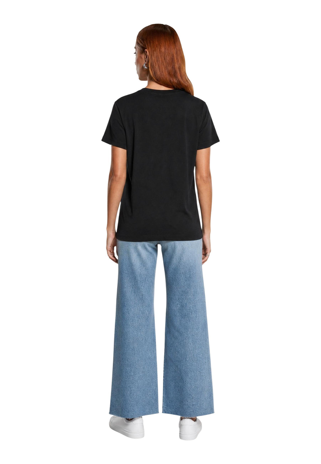 T-shirt Guess couleur noir — vue 3