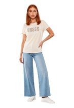 T-shirt Guess couleur beige — vue 5