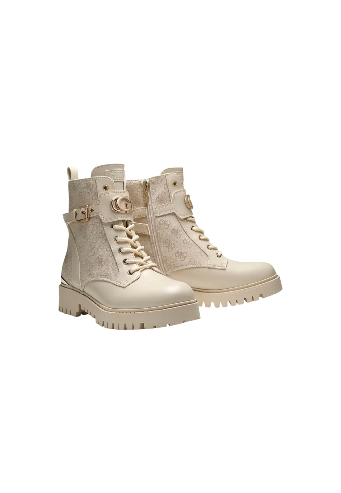 Bottes Guess couleur blanc — vue 3