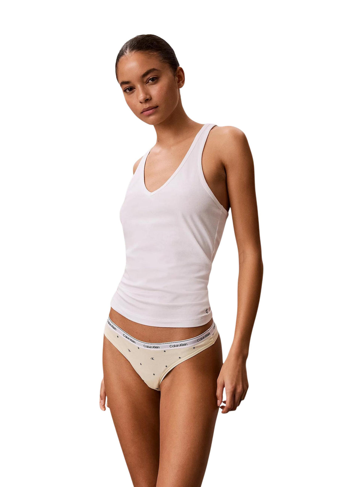 Lingerie Calvin Klein Underwear couleur gris — vue 4