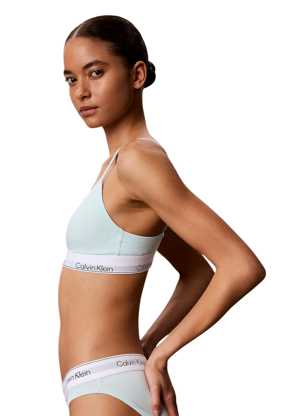Lingerie Calvin Klein Underwear couleur vert — vue 3