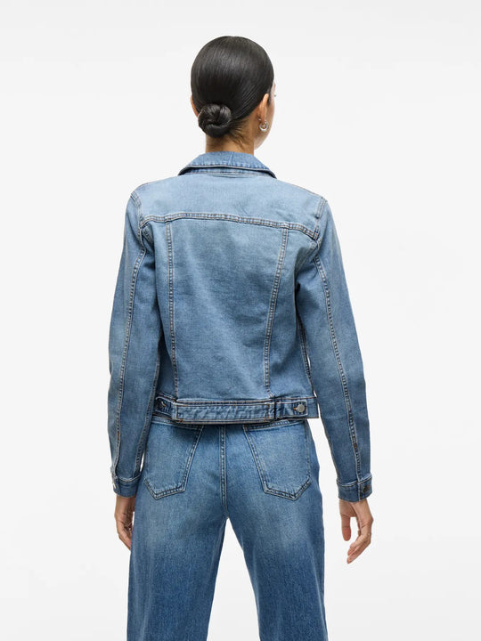 Veste Vila Clothes couleur bleu azur — vue 2