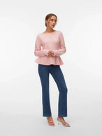 Pull Vero Moda couleur rose — vue 4