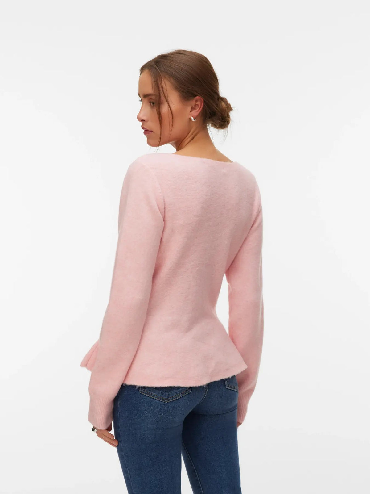 Pull Vero Moda couleur rose — vue 2