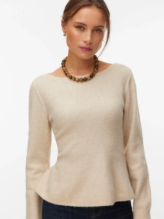 Pull Vero Moda couleur beige