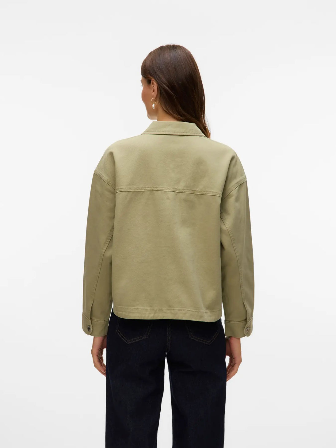 Veste Vero Moda couleur vert — vue 2