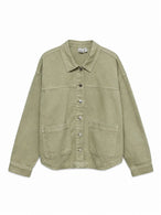 Veste Vero Moda couleur vert — vue 5