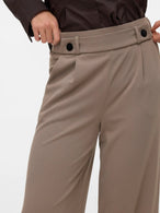 Pantalon Vero Moda couleur beige — vue 3