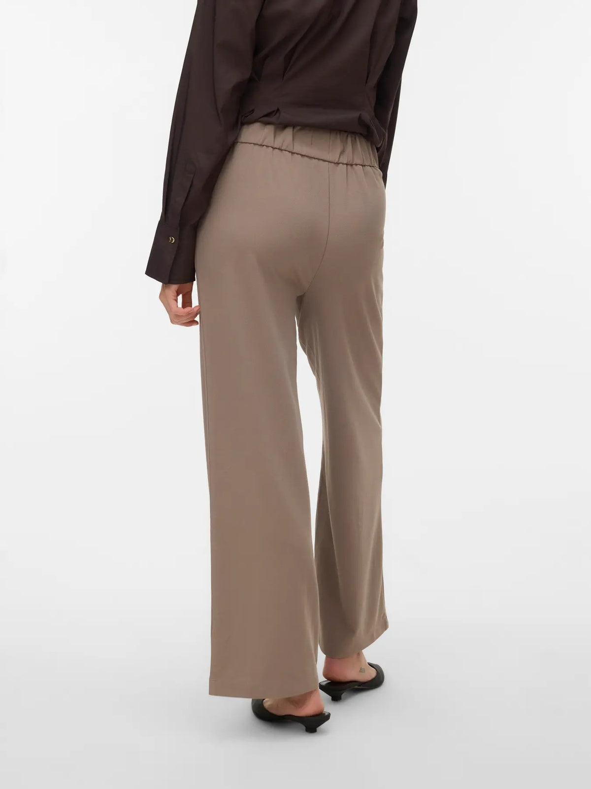 Pantalon Vero Moda couleur beige — vue 2