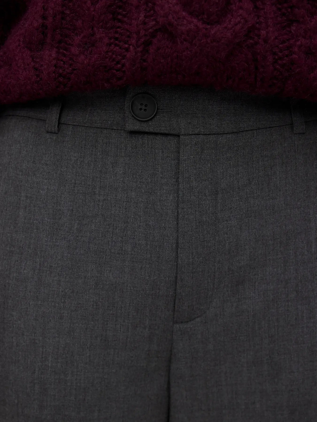 Pantalon Vero Moda couleur gris — vue 4