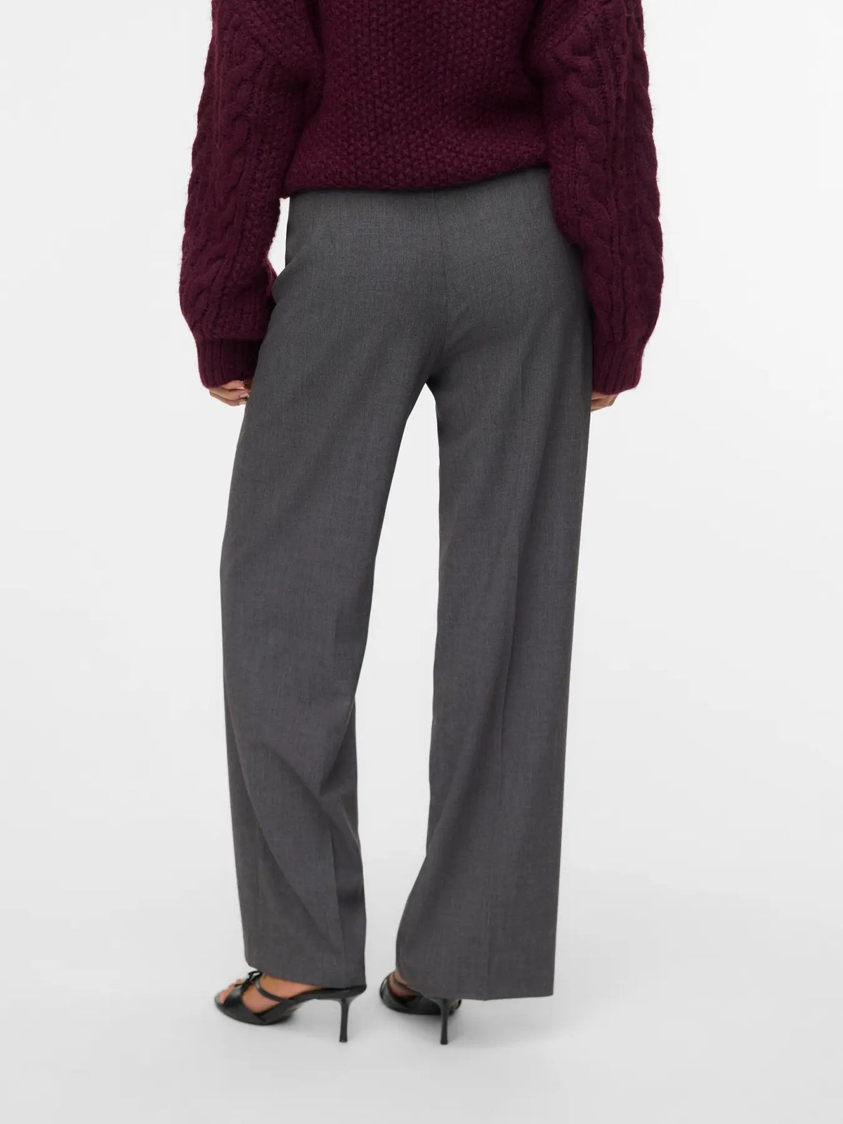 Pantalon Vero Moda couleur gris — vue 2