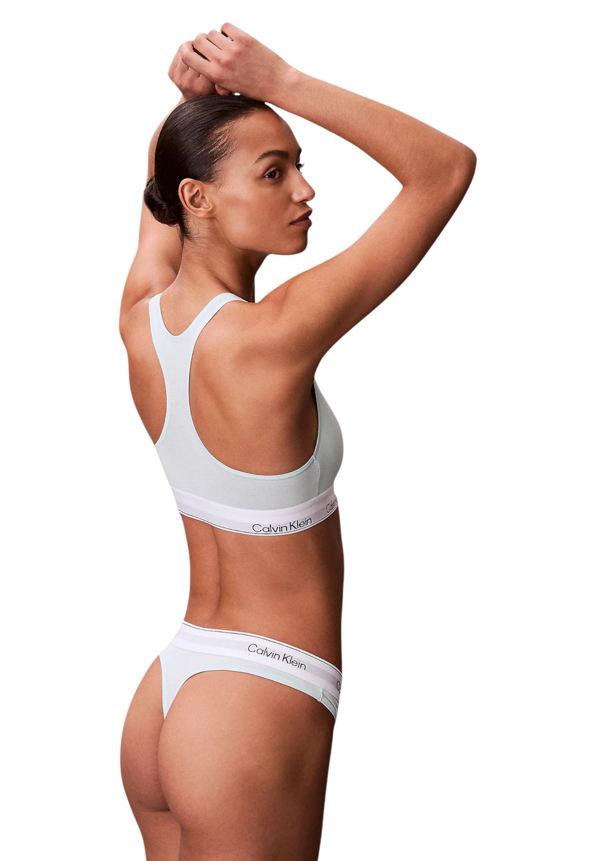 Lingerie Calvin Klein Underwear couleur vert — vue 4